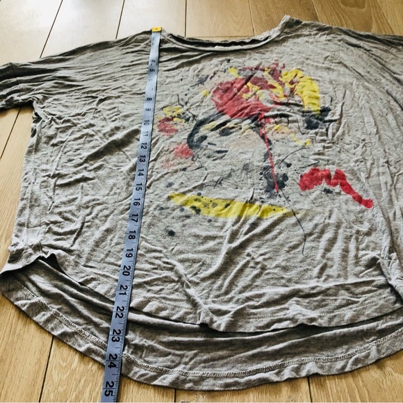 Abercrombie & Fitch Soft Oversized Graphic Long Sleeve T shirt in Grey Size M - Picture 5 of 11